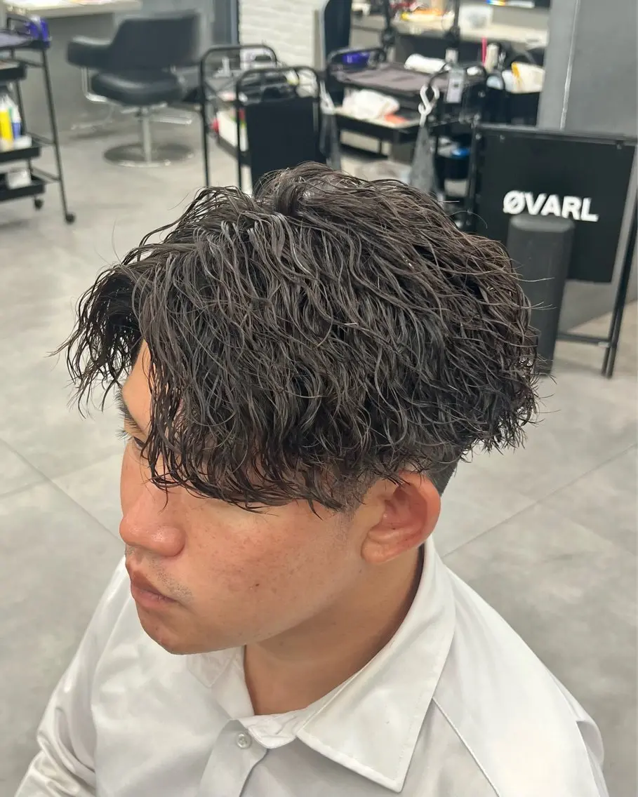 パーマ メンズ メンズパーマ カット パーマ トリートメント 【OVARL】メンズ 特化/さかしょーのヘアスタイル