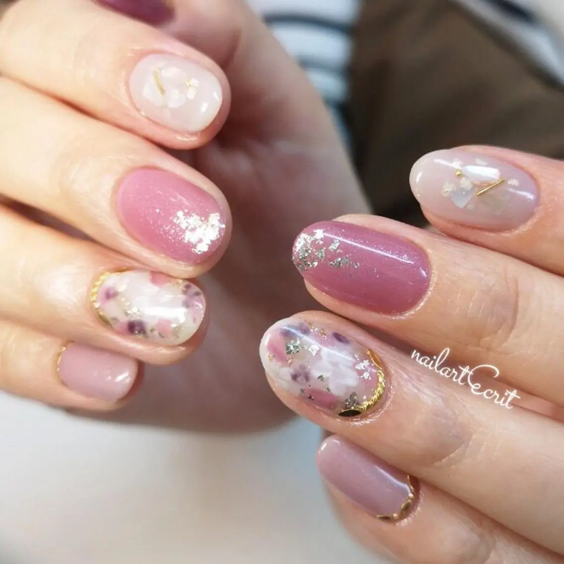 ネイル ハンドネイル nailart ecritのネイルデザイン