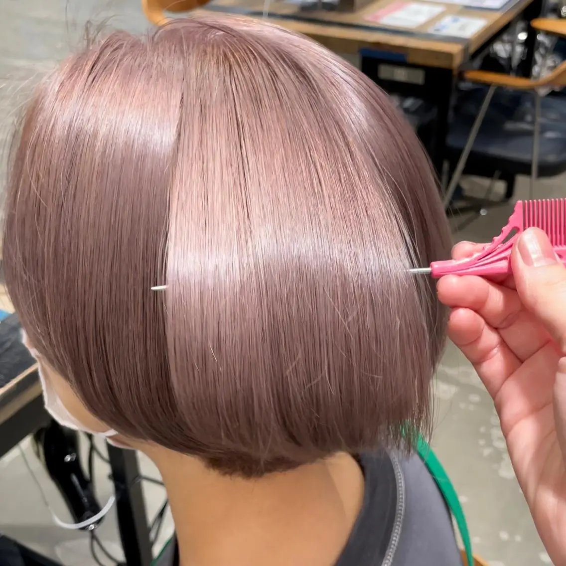 ブリーチありダブルカラー🦄marbb付き🫧の写真