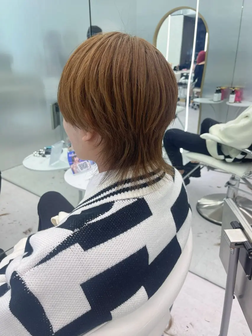 カラー メンズ カット ヘアカラー 大阪韓国メンズ特化 LUNAのヘアスタイル