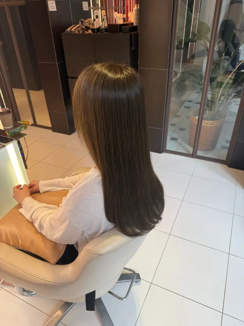 ロング カラー 🍊ayano‎🤍 銀座一丁目のヘアスタイル