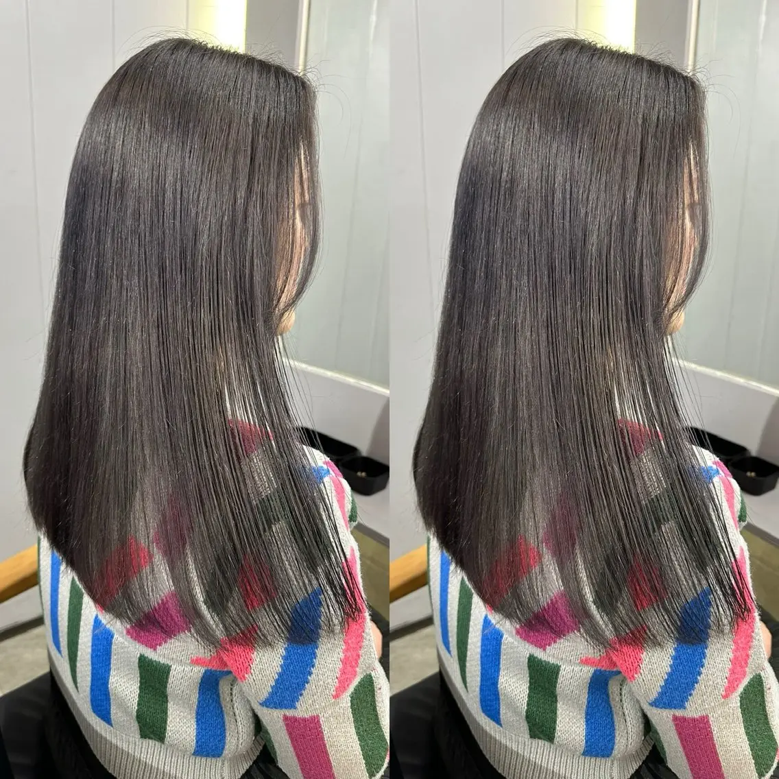 ロング カラー 髪質改善🩵縮毛矯正 代々木/木下のヘアスタイル