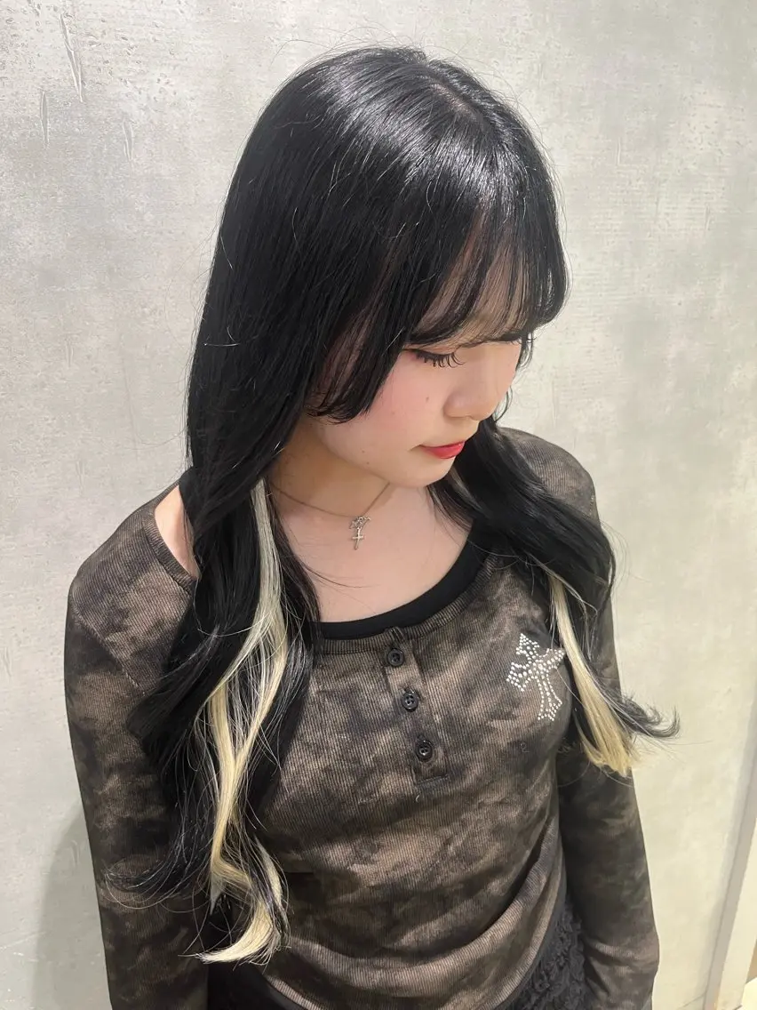 ✨️インナーエクステ10本（本数変更可能）✨️【イヤリングカラー・ハイライトデザイン、付け足しにも‼️⠀】の写真