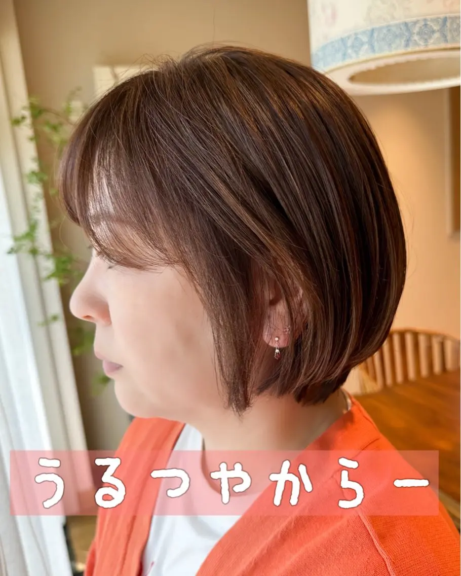ショート カラー ショートボブ アディクシーカラー ブリーチ デザインカラー ハイライトカラー ヘアカラー トリートメント 韓国風パーマ❁ fu-ka❁艶カラーのヘアスタイル