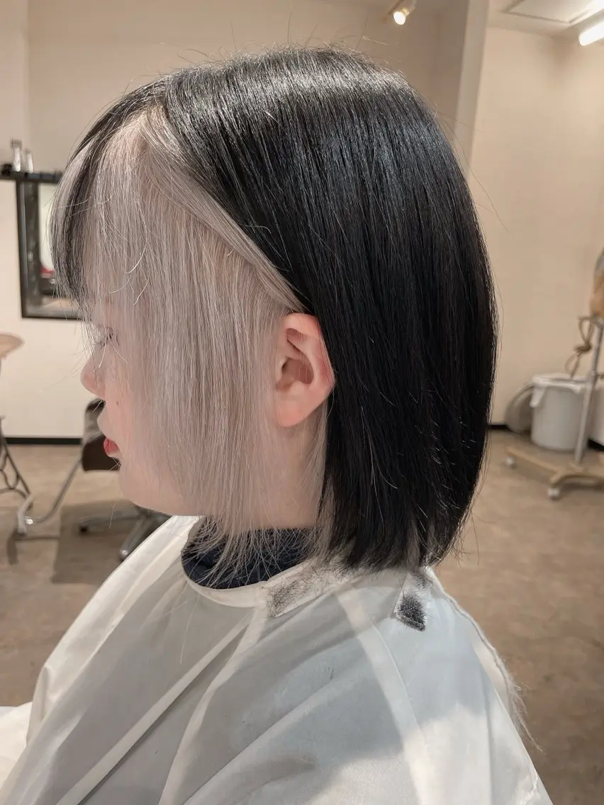 ショート ヘアカラー 下林 雅明のヘアスタイル