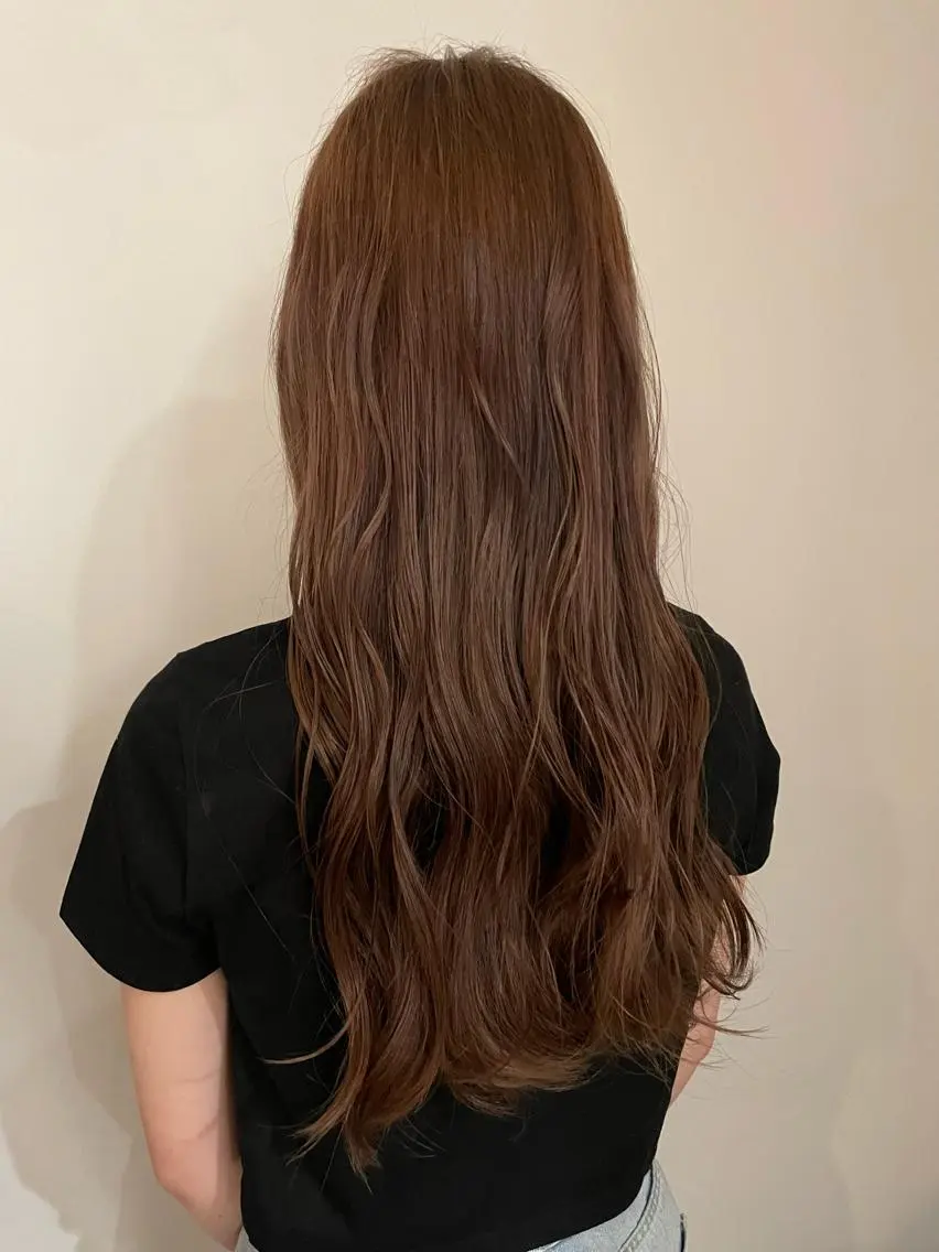 〈🍊前髪カット+ワンカラー+Aujua2stepトリートメント🍊〉の写真