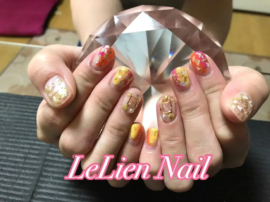 ネイル モチの良さ◉ フィルインネイル♡のネイルデザイン