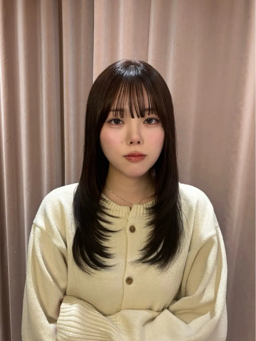 🤍梅雨前おすすめ🤍ナチュラル美髪ストレート✨の写真