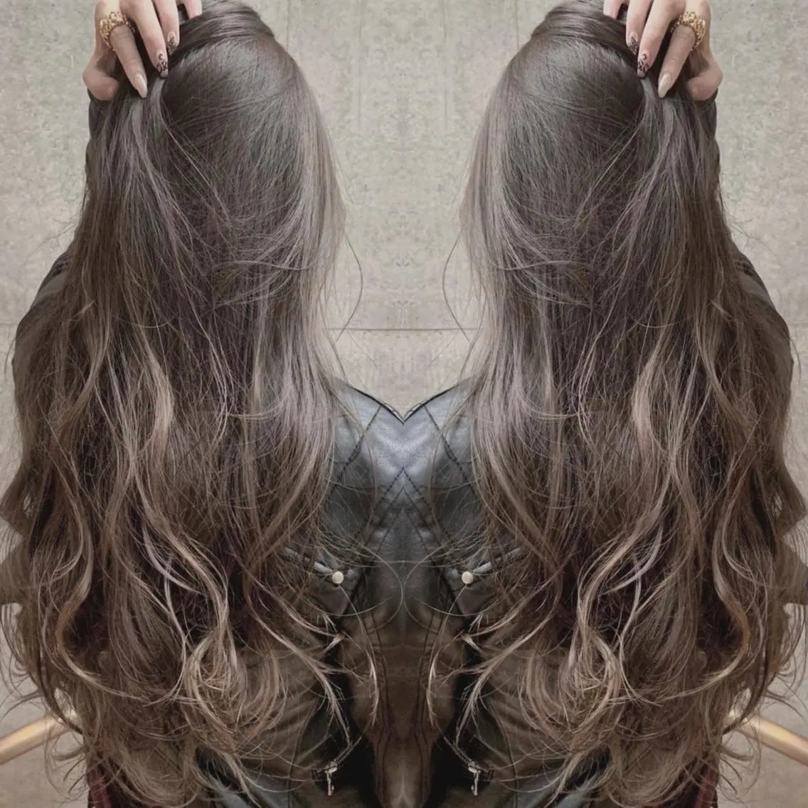 ロング カラー box mico. mutsumiのヘアスタイル