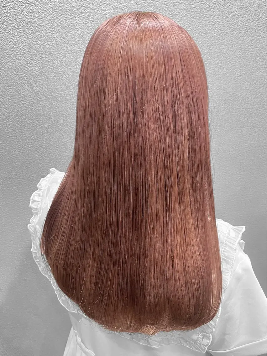 ロング カラー カット ヘアカラー トリートメント ハイトーン/韓国風/ 艶髪/吉祥寺のヘアスタイル
