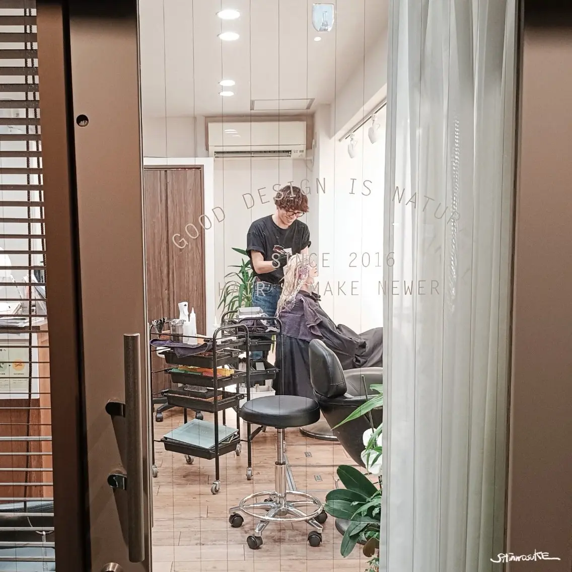 ショート カラー カット ヘアカラー トリートメント ヘアセット しんのすけ /モデルさん募集中のヘアスタイル