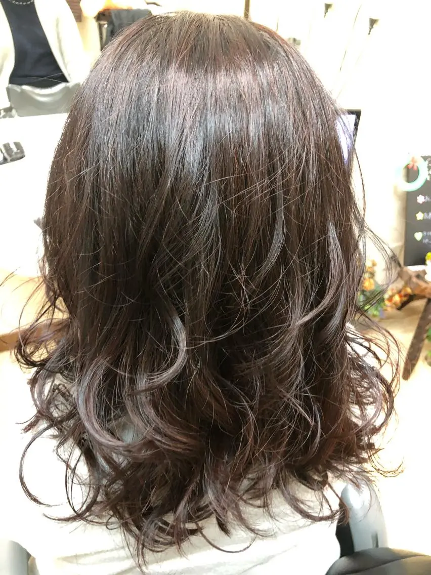 ウィービングカラー ブリーチでもカラーでも可能の写真