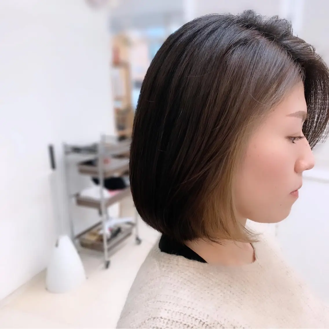 ミディアム ボブ Suno-Luno ヤマガタ ケンイチのヘアスタイル