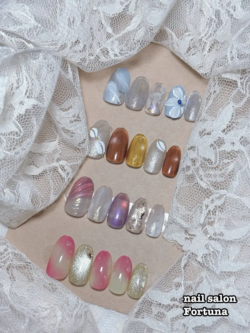 【7月限定クーポン✨】ご新規様特別価格！丁寧ケア付き💅🏻定額デザイン（他店オフ込み/色変更追加料金なし😳💕）の写真