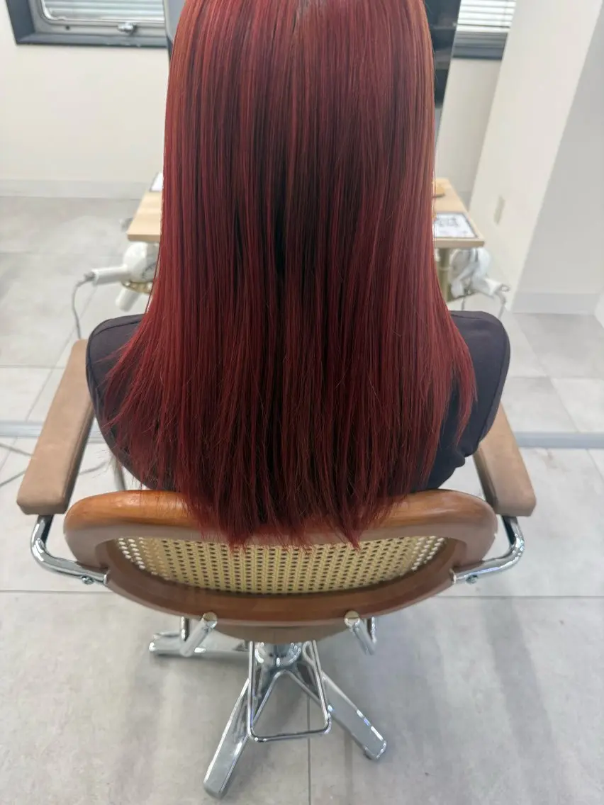ロング カット ヘアカラー 古藤 朔のヘアスタイル