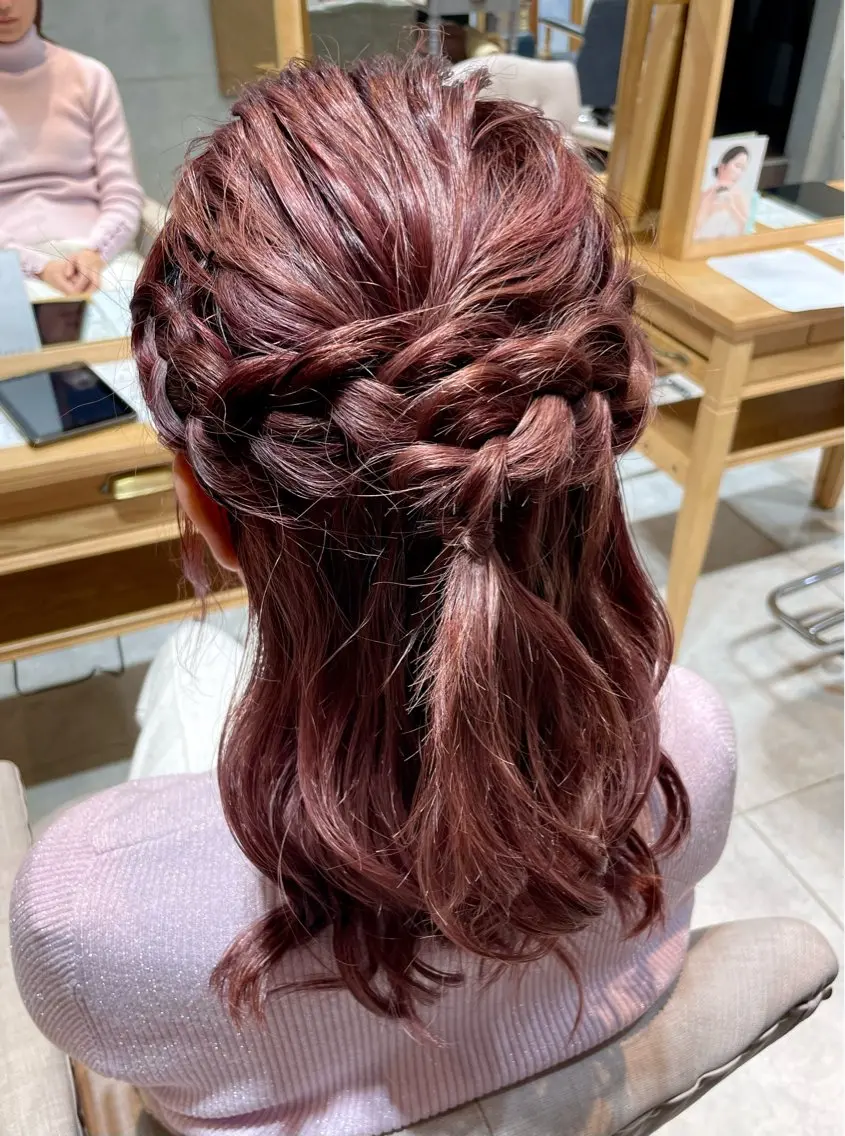 ヘアアレンジ ヘアセット ヘア&ネイル/ 𝐒𝐄𝐑𝐈のヘアスタイル
