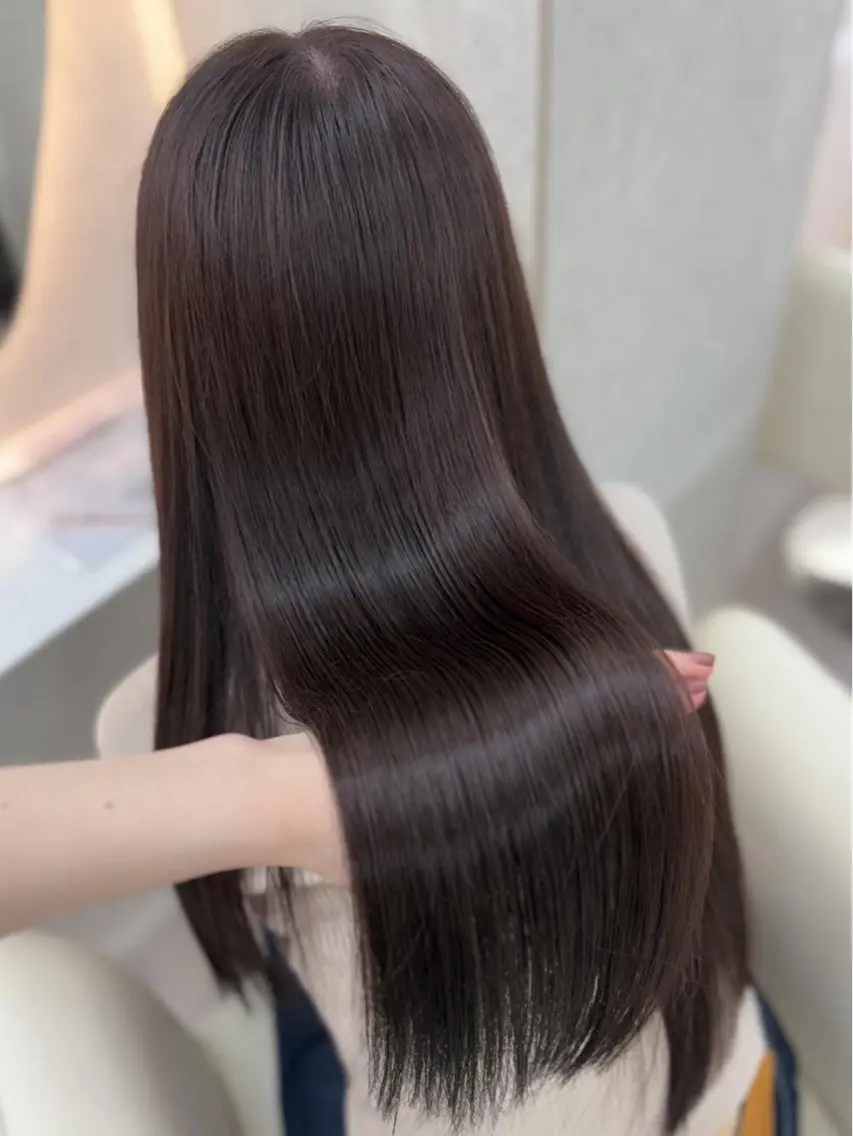 ロング カラー ヘアカラー トリートメント 🍒さき🍒大宮/ 透明感カラーのヘアスタイル