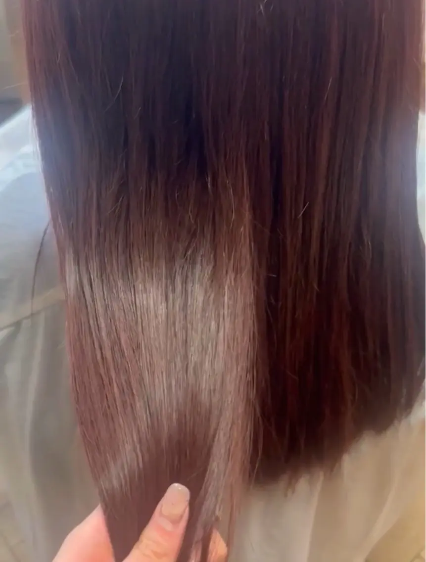 ミディアム トリートメント 藤原実璃　TR＆スパ モデル様募集中のヘアスタイル