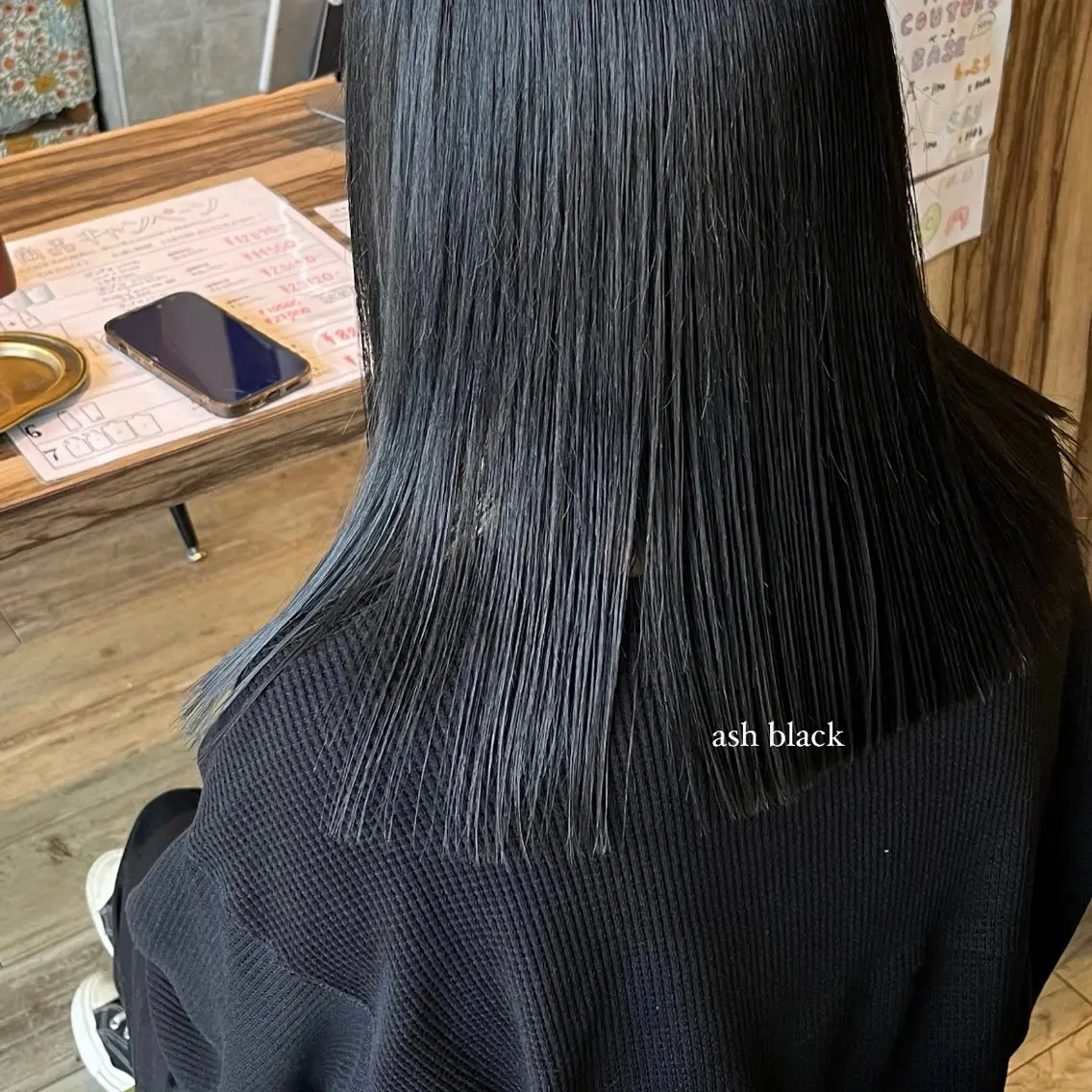セミロング カラー レイヤー/透明感艶 カラー丸山ななほのヘアスタイル