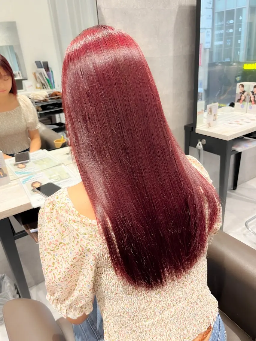 ロング カラー ヘアカラー Grow by NYNY 坂本 理輝のヘアスタイル