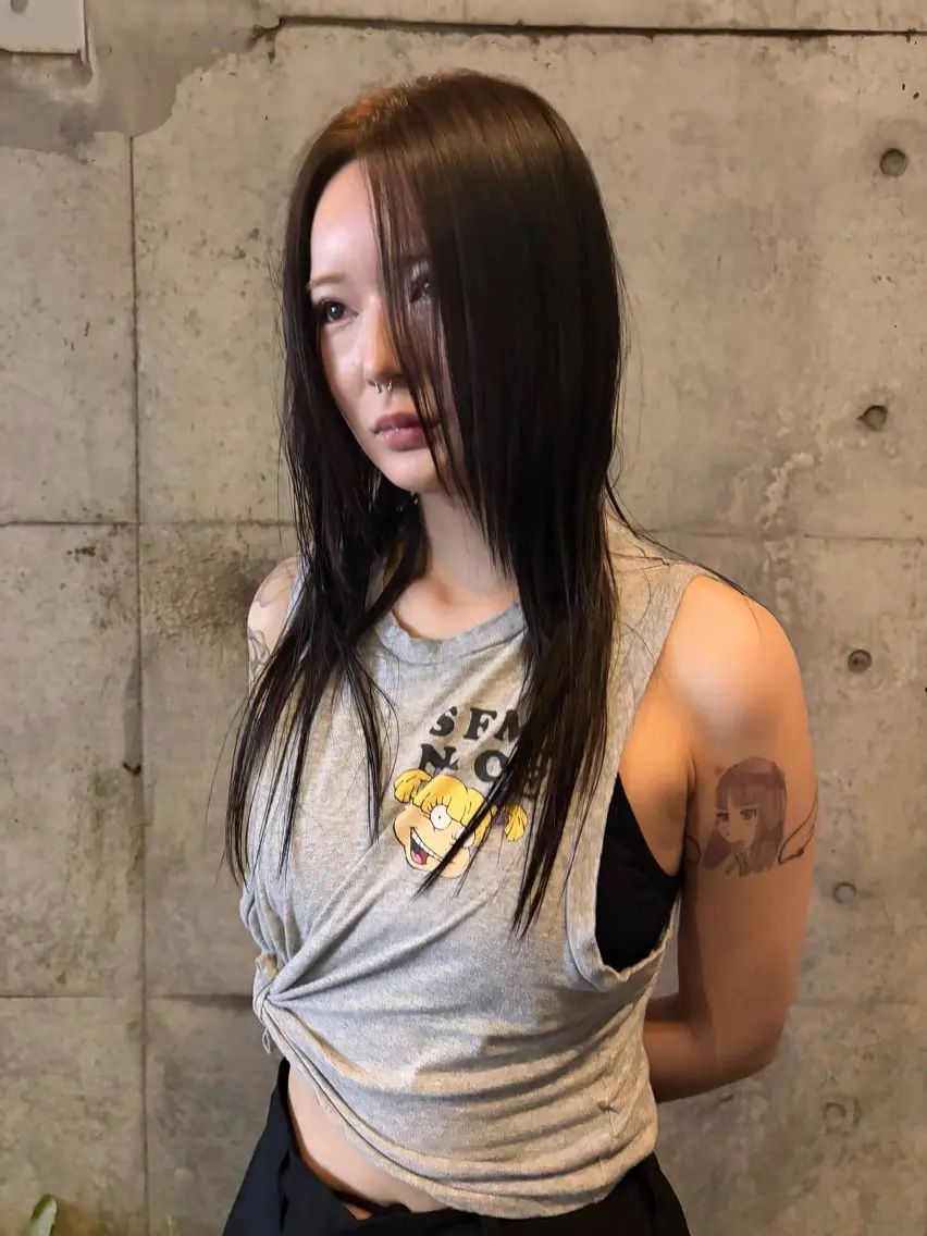 ロング カラー ヘアカラー ☠️tar00pi ☠️のヘアスタイル