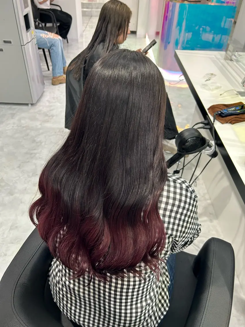 カラー ヘアアレンジ グラデーションカラー ✨ハイトーンカラー 💫ayumuのヘアスタイル