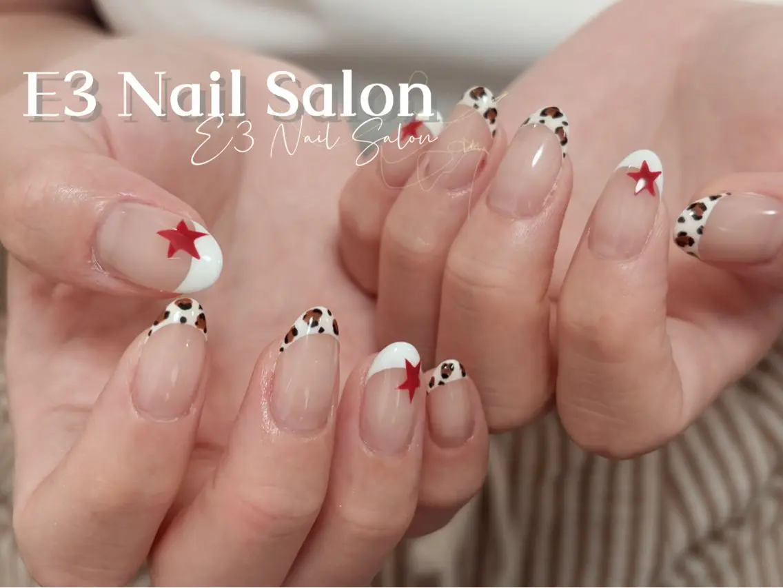 ネイル 桜ネイル フレンチネイル ジェルネイル ガラスフレンチ グラデーション ハンドネイル E3 Nail Salonのネイルデザイン