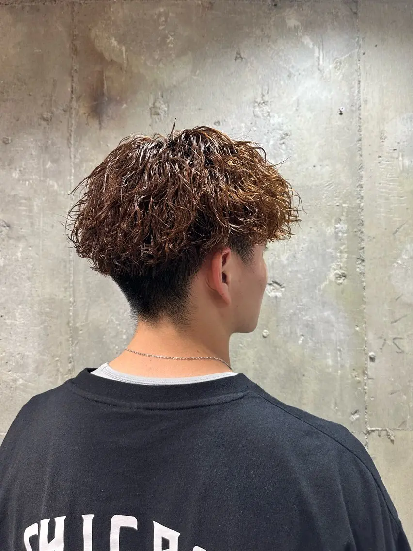 ショート パーマ メンズ メンズパーマ メンズ専門 Ryukiのヘアスタイル