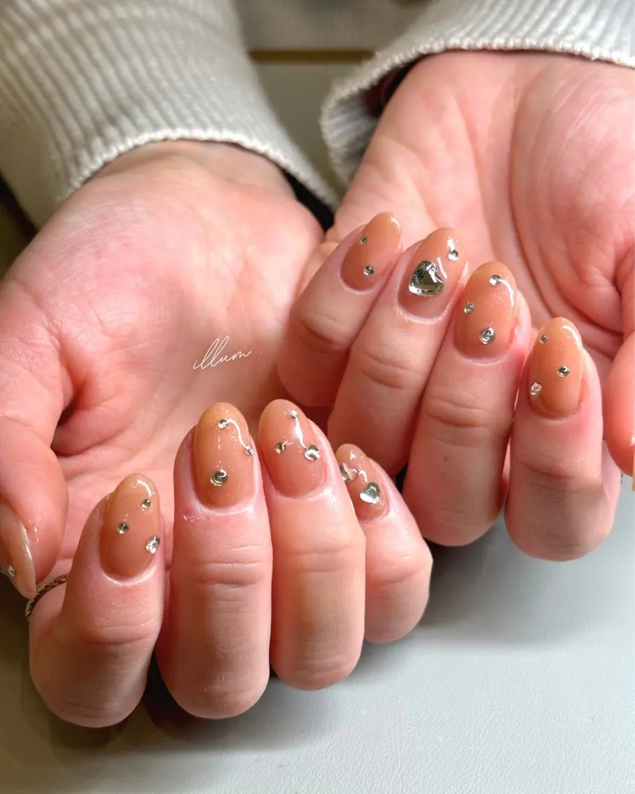 キッズ ネイル ジェルネイル マグネットネイル ミラーネイル ニュアンスネイル オフィスネイル illum hicariのネイルデザイン