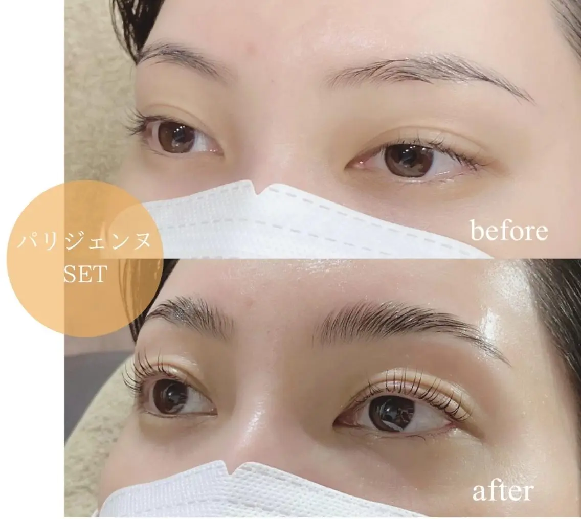 マツエク・マツパ アイブロウ eyenail m🌿期間限定のマツエク・マツパデザイン
