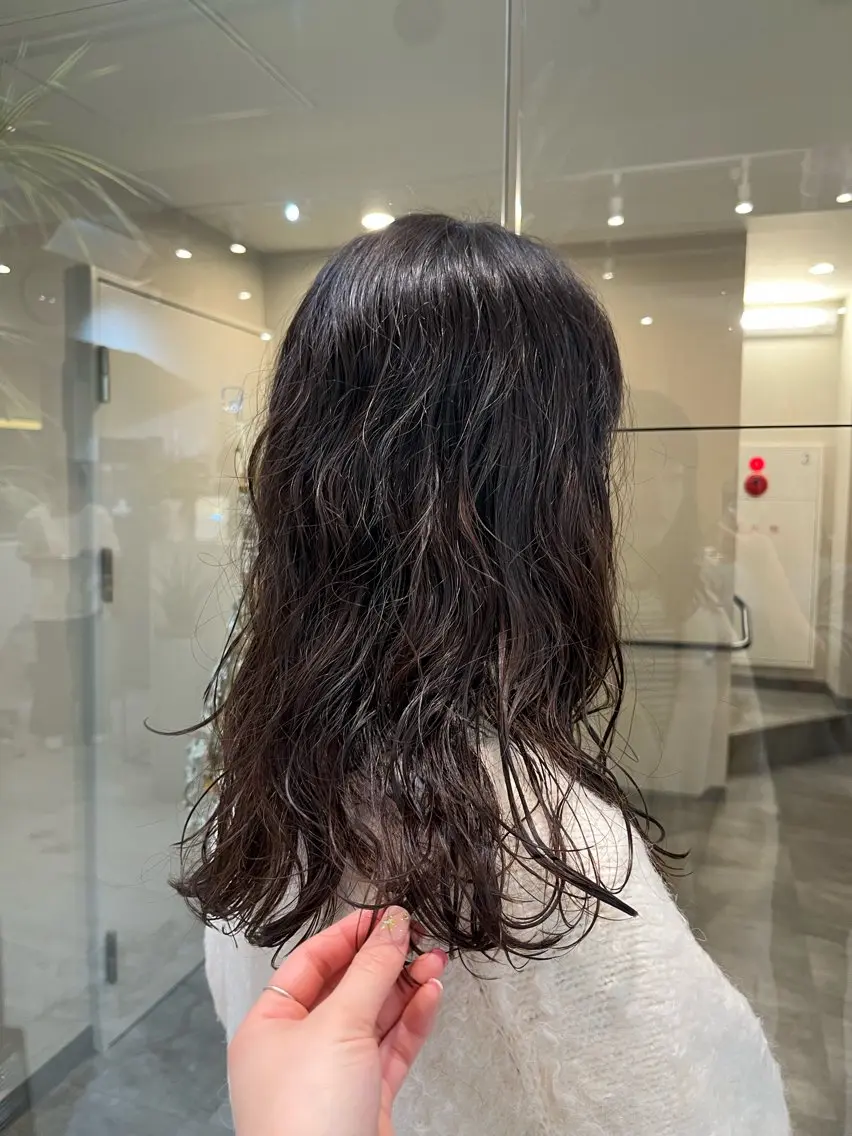 ロング パーマ 似合わせカット デジタルパーマ saya🦢メンズ /ショートカットのヘアスタイル