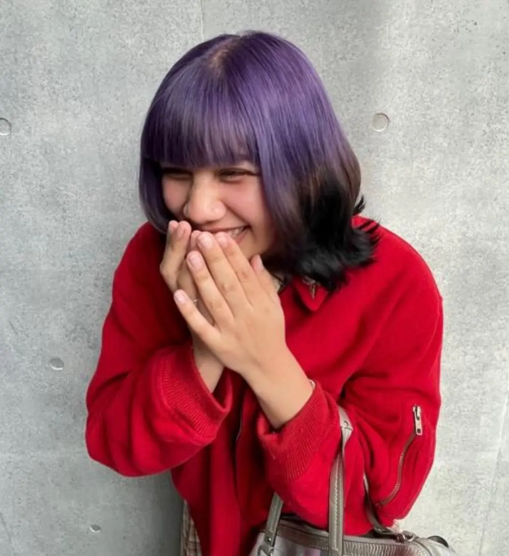 ミディアム カラー 🌈メンズパーマ🌈 メンズカットアリサのヘアスタイル
