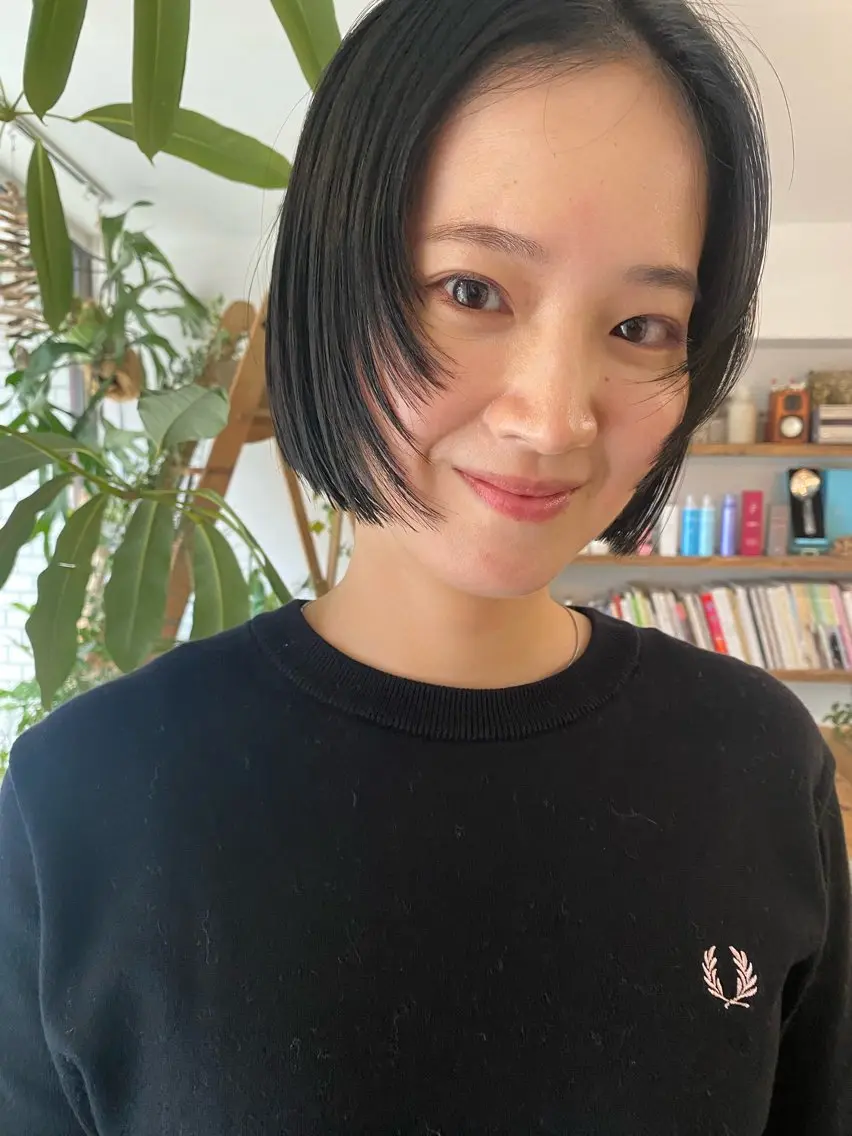 ショート カラー カット ヘアカラー トリートメント . nanamiのヘアスタイル