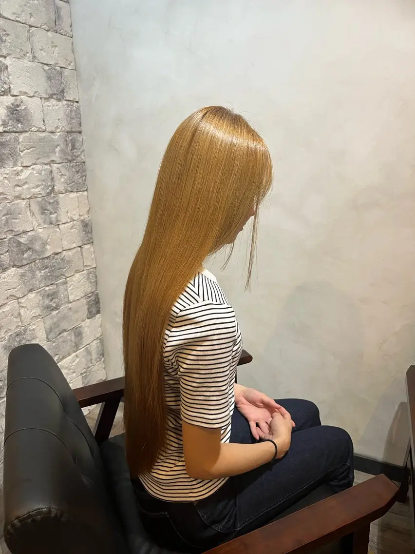 ロング カット 縮毛矯正 トリートメント 綺麗な髪質にしたい方 限定🌈清水　祥のヘアスタイル
