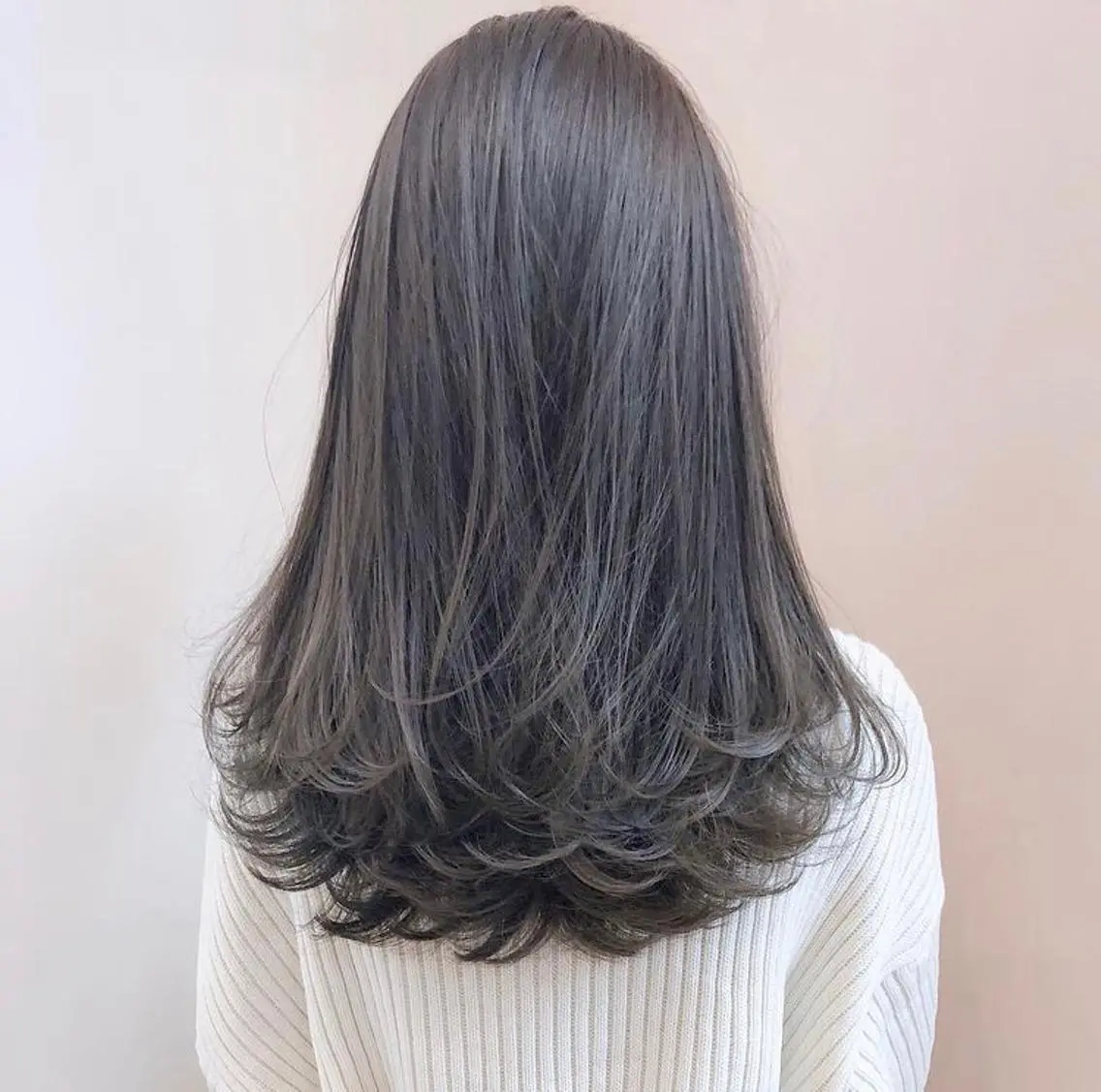 セミロング カラー カット ヘアカラー トリートメント HATSUMEI ゆうまのヘアスタイル