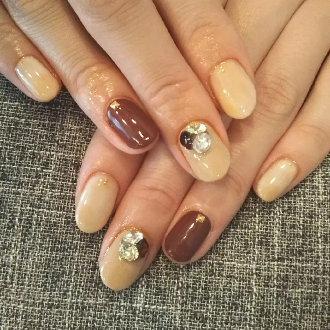 ネイル キラキラネイル ハンドネイル private salon mieのネイルデザイン
