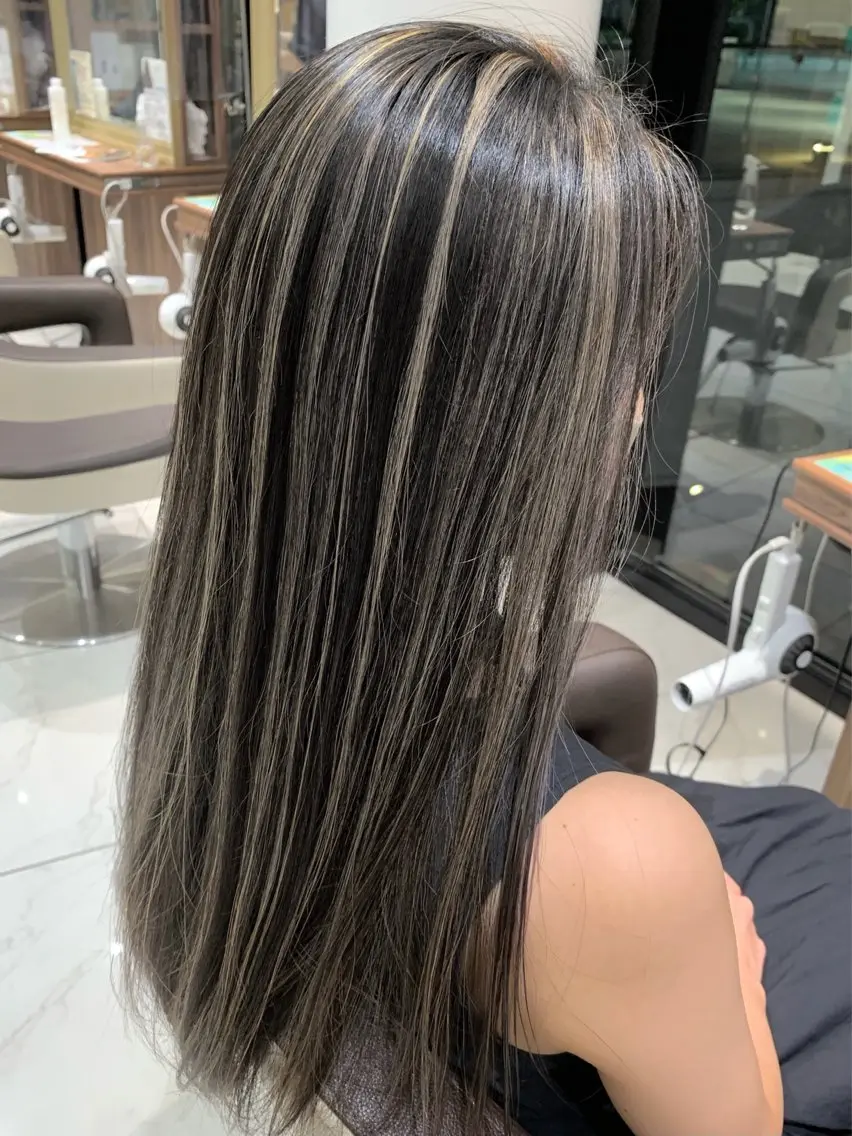 ロング ヘアカラー トリートメント Ash川越店／店長／ 松本　亮二のヘアスタイル