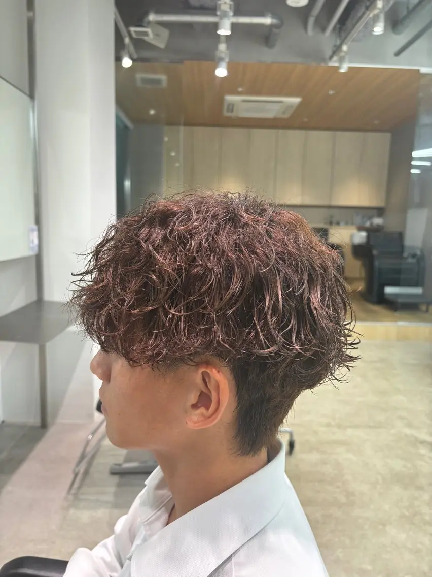 【パーマ】✖️【ブリーチ無しカラー】一気に垢抜け出来ます✨一味足したいって方にオススメのメニューです！☀️の写真