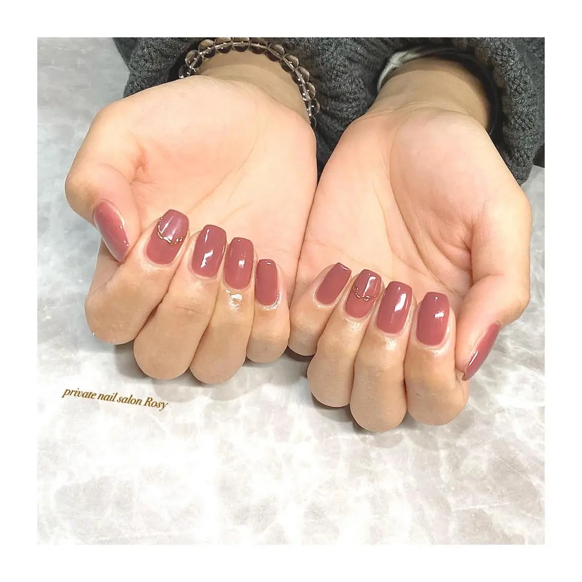 ネイル アートネイル ミラーネイル 🌹 𝕄𝕒𝕚のネイルデザイン