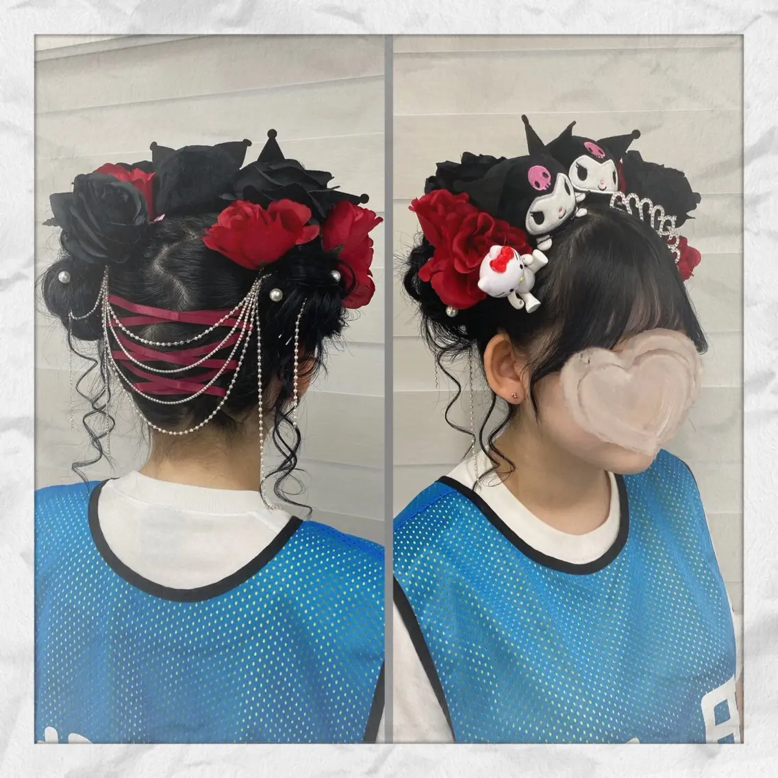 セミロング ヘアアレンジ ヘアセット ヘアセット/着付け 𓇼 まつもと𓇼のその他イメージ