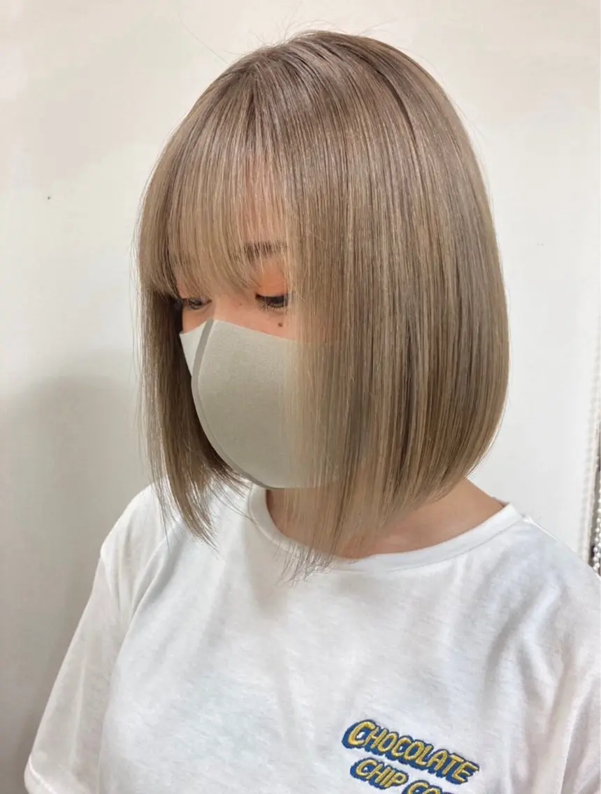 カラー 💜暖色系カラー/ ブリーチカラー💜のヘアスタイル