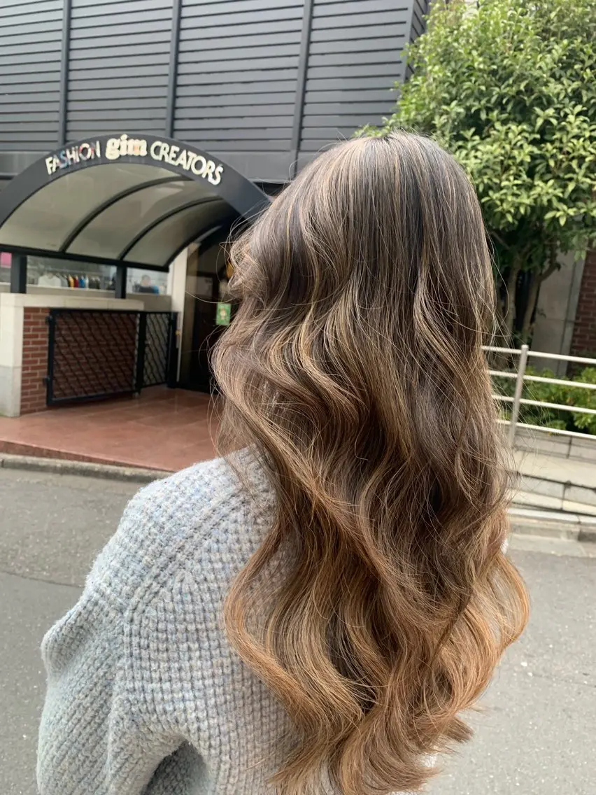 ロング 似合わせレイヤー ‪ෆ‪.*艶髪補修のヘアスタイル