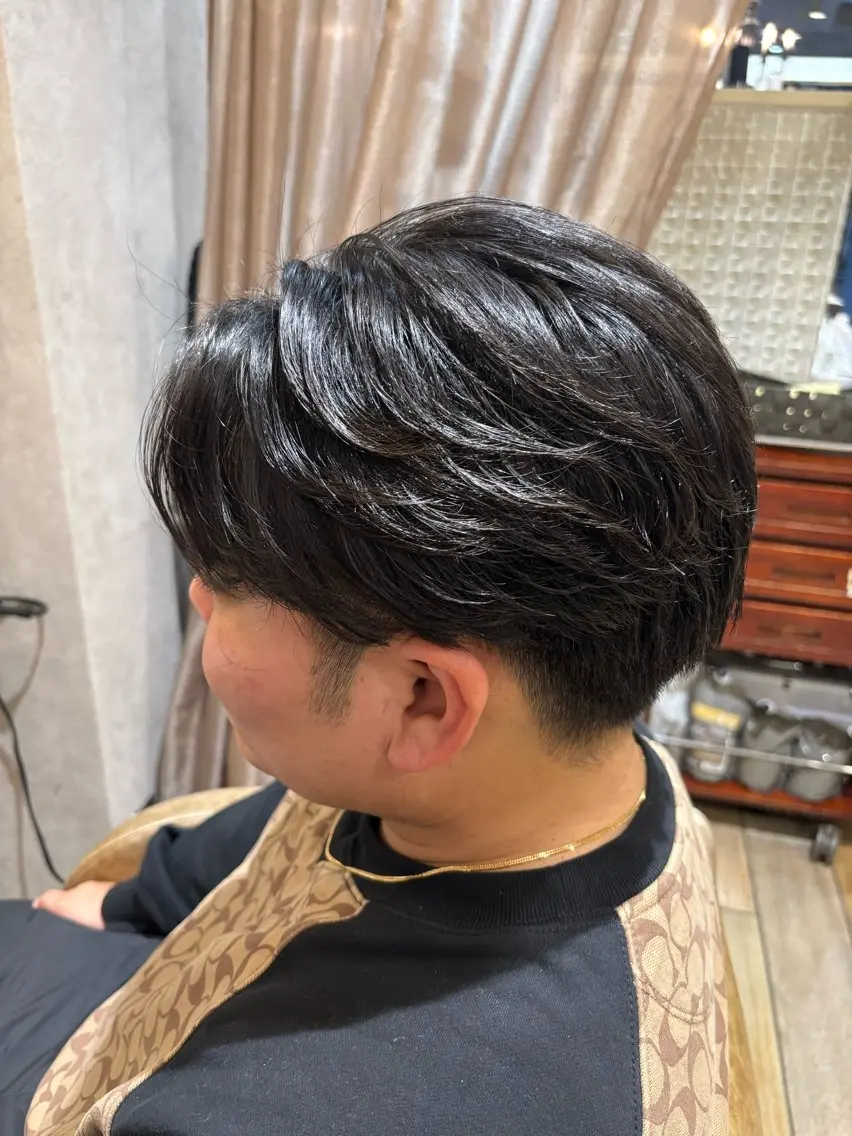 メンズ メンズパーマ カット パーマ 🌺レイヤー/ブリー チ艶カラー🌺NOAのヘアスタイル