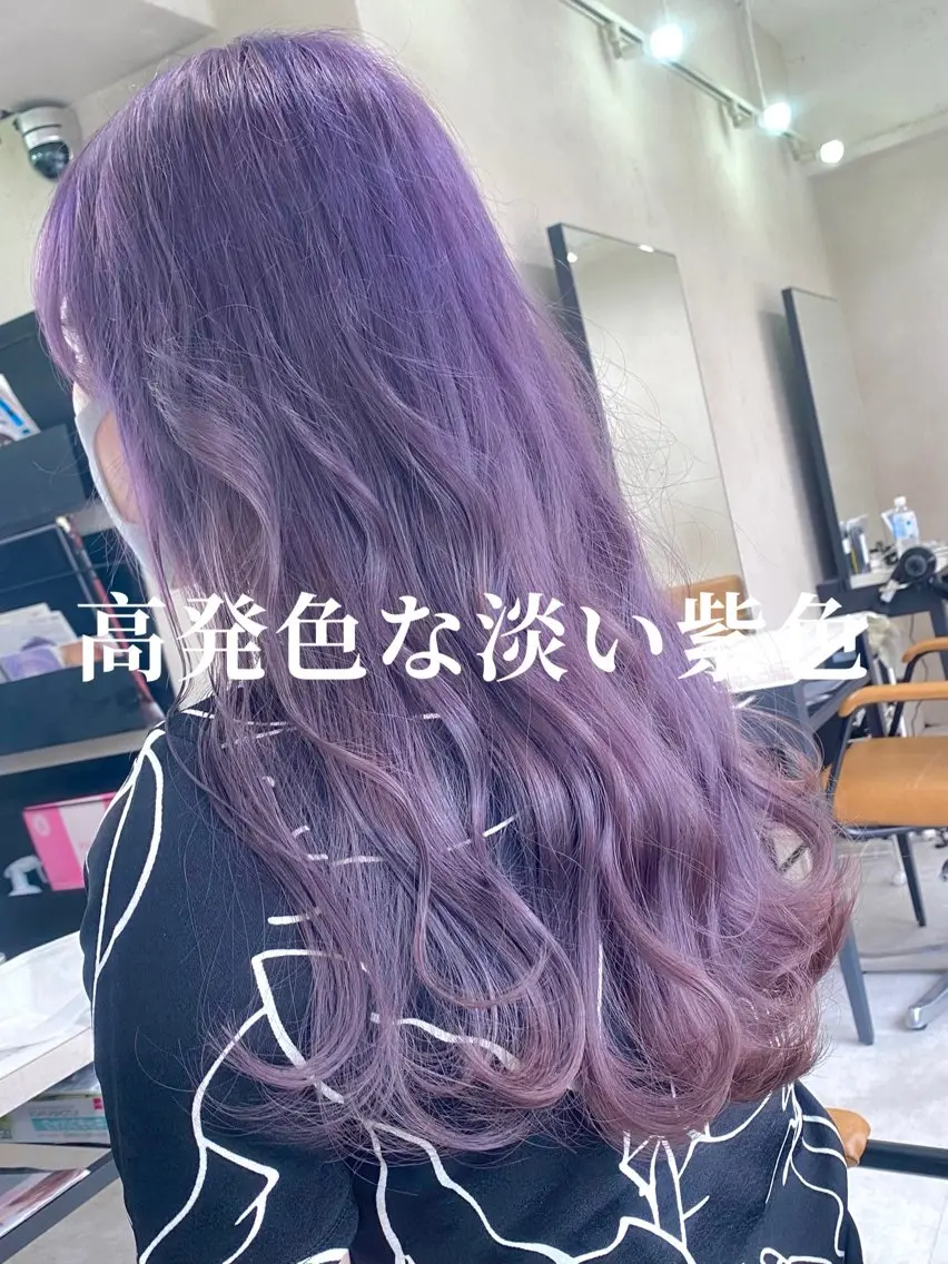ロング カラー ベージュカラー ブリーチ ケアブリーチ デザインカラー ハイライトカラー カット ヘアカラー トリートメント 脱!黒髪 ダブルカラー【上野】のヘアスタイル
