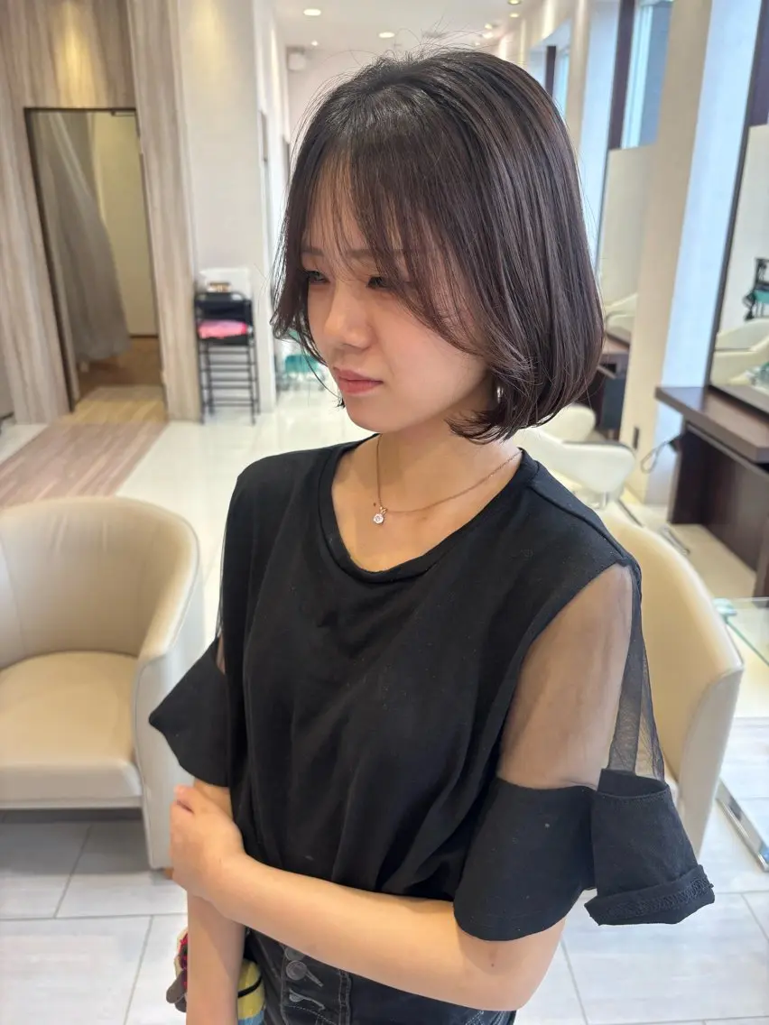 【🌿人気No.1🌿】美フォルムカット＋髪質改善カラー＋業界最高峰トリートメントの写真