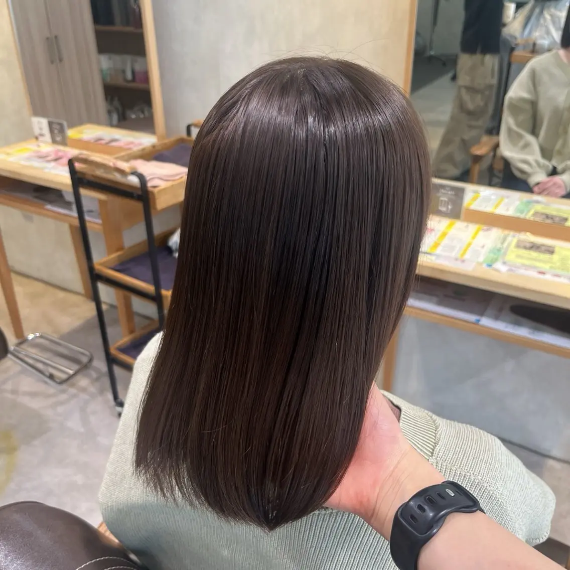 ミディアム カット ヘアカラー トリートメント ボブ/murata ⠀ ⠀ ⠀のヘアスタイル