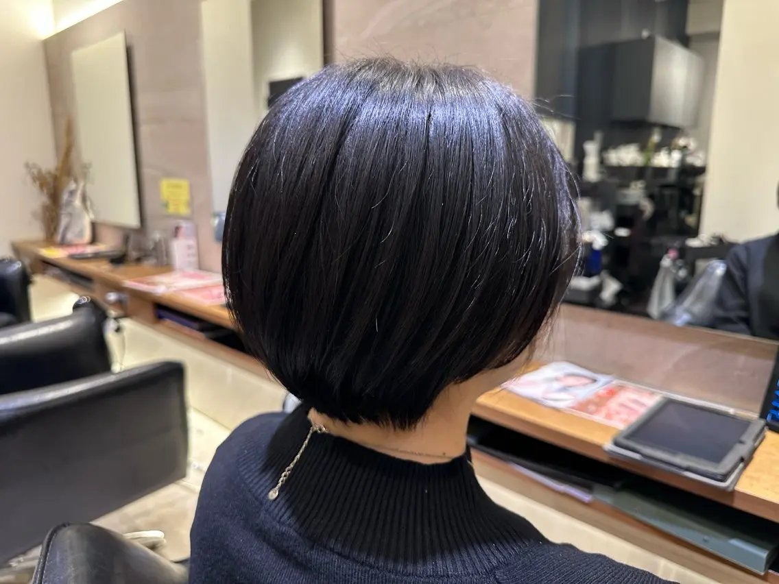 ショート hum立川 水野由香のヘアスタイル