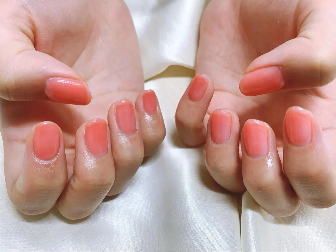 ネイル ワンカラーネイル kiki nail たまプラーザのネイルデザイン