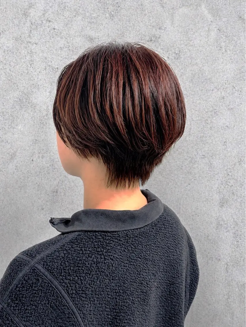 ショート カラー 野村 拓海のヘアスタイル
