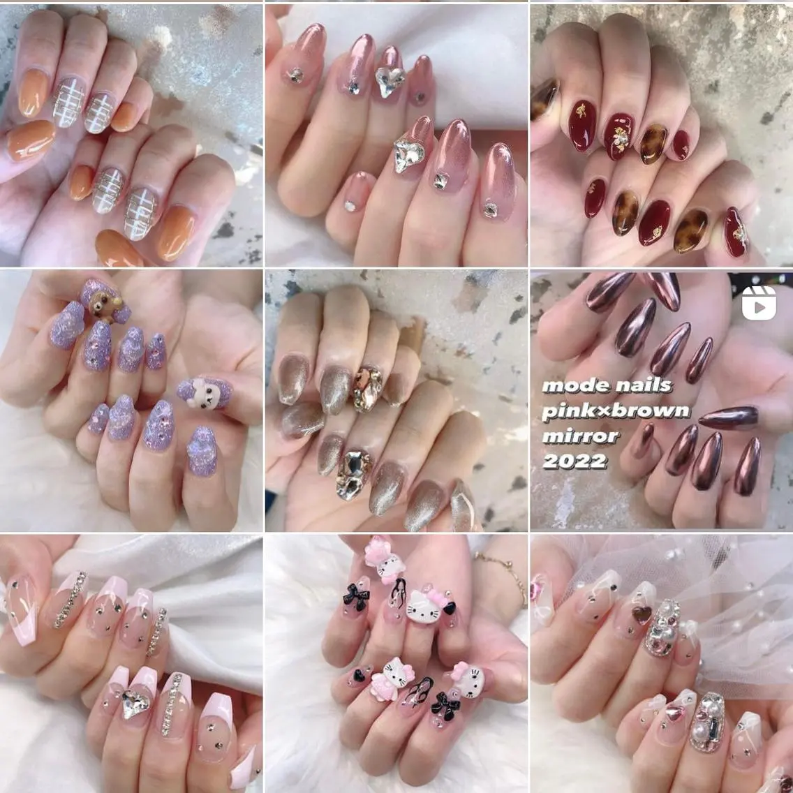 ネイル 渋谷／チップ長さ出し 👑アプレgel-xのネイルデザイン